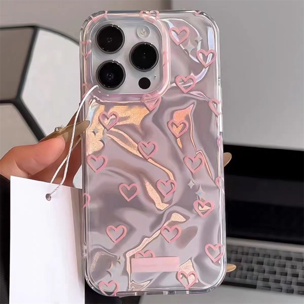 Samsung S24 Plus S23 FE S23Ullta S21 S22 S20 A56 A55 A54 A16 A15 A35 High-end Minimalista Coração Caso De Telefone em Oferta na Shopee