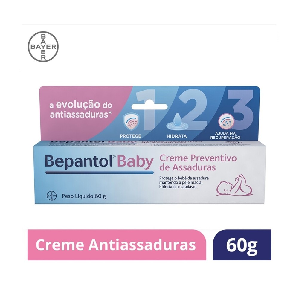 Creme Preventivo de Assaduras Bepantol Baby 60g