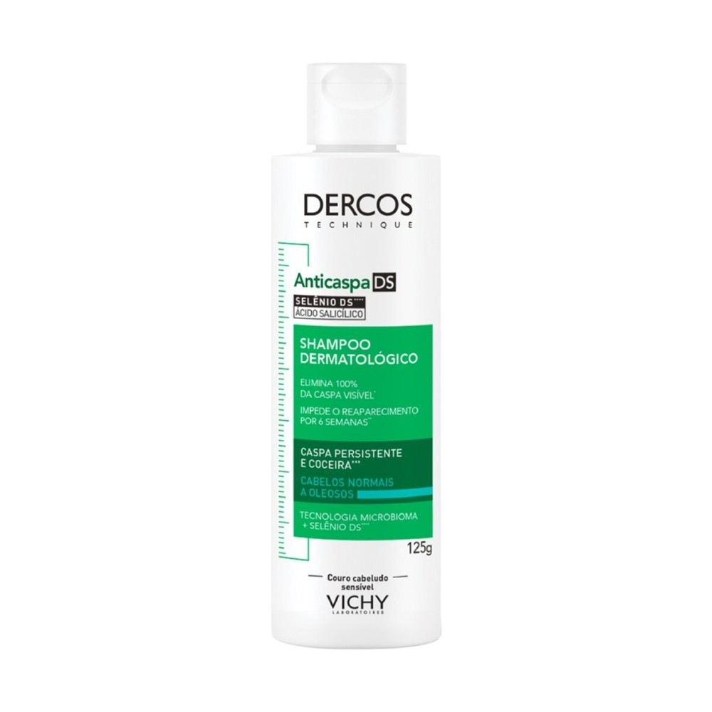 Shampoo Dercos Anticaspa DS Cabelos Normais a Oleosos  125g em Oferta na Shopee