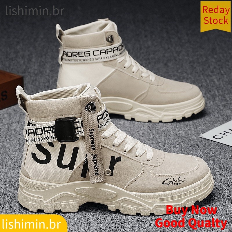 2024 Novo Retro Martin Botas Para Moda Masculina (Shop) XXR1