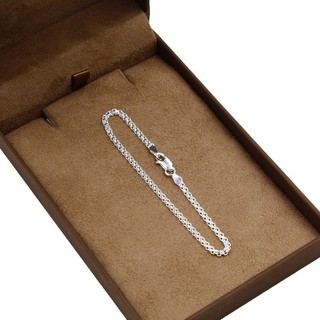 Pulseira de prata 925 feminina esteira bismarck 18cm em Oferta na Shopee