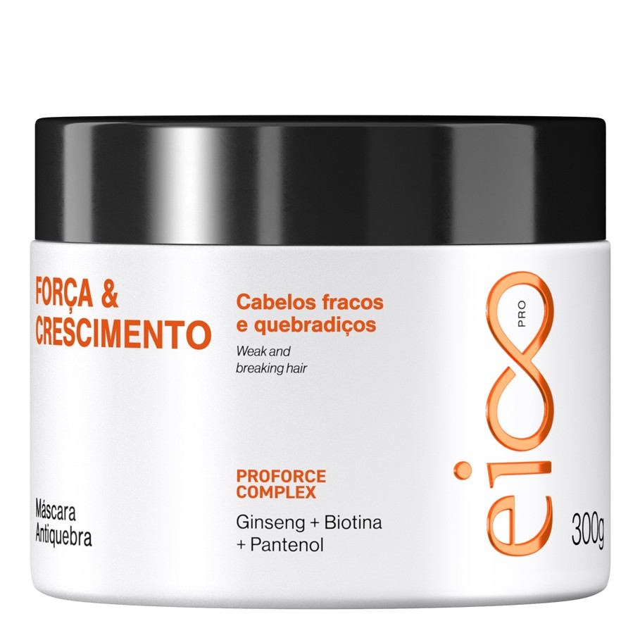 Eico Professional Máscara Tratamento Antiquebra Creme Hidratação Força e Crescimento 300g em Oferta na Shopee