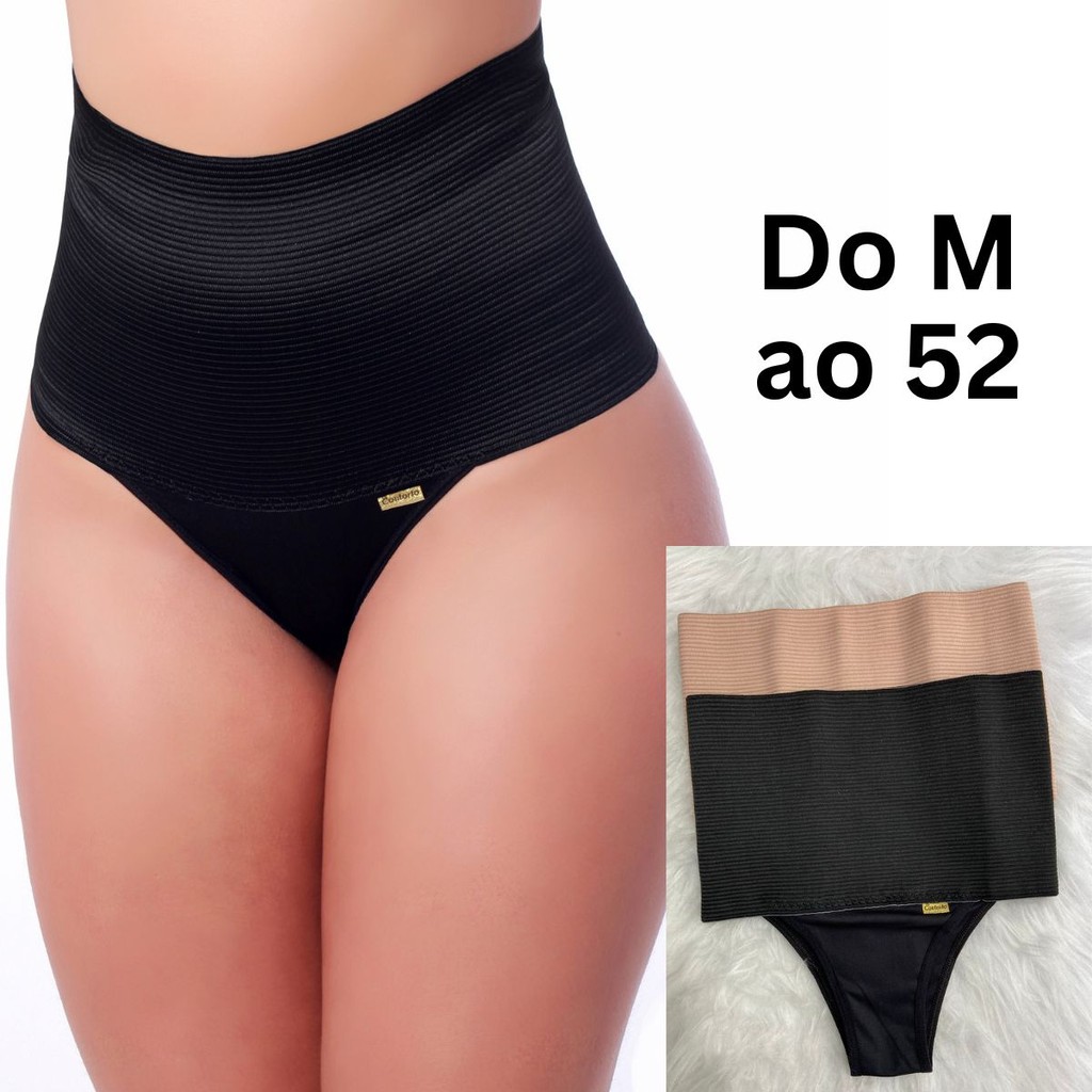 Calcinha Cinta Modeladora Plus Size Alta Compressão Reduz Medida Cós Alto - Cinta18 em Oferta na Shopee