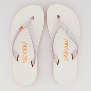 Chinelo Kenner New Summer Branco e Laranja em Oferta na Shopee