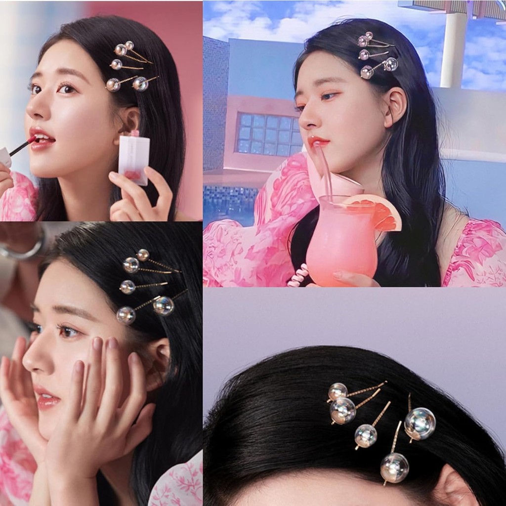 3D Bubble Bobby Clip Duck Bill Clip Bobby Pins Grampo de Cabelo Bonita Acessório de Cabelo Acessório