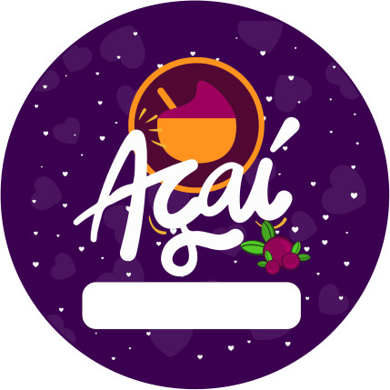 50 100 150 200 UNIDADES ADESIVO ETIQUETA TAG REDONDO 3,5 CM AÇAI NO DE POTE 3 CLIENTE MODELO 5 A PROVA DE AGUA  AUTO ADESIVA UNIDADES PARA EMBAGENS CAIXAS SAQUINHO PAPEL TERMICO POTES E POTES DE GELADEIRA em Oferta na Shopee