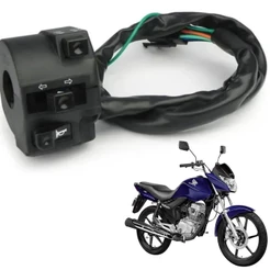 Punho Esquerdo Chave Luz Cg 150 Titan Es Esd Ks Mix Flex 2009 até 2013 Buzina Pisca