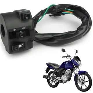 Punho Esquerdo Chave Luz Cg 150 Titan Es Esd Ks Mix Flex 2009 até 2013 Buzina Pisca em Oferta na Shopee