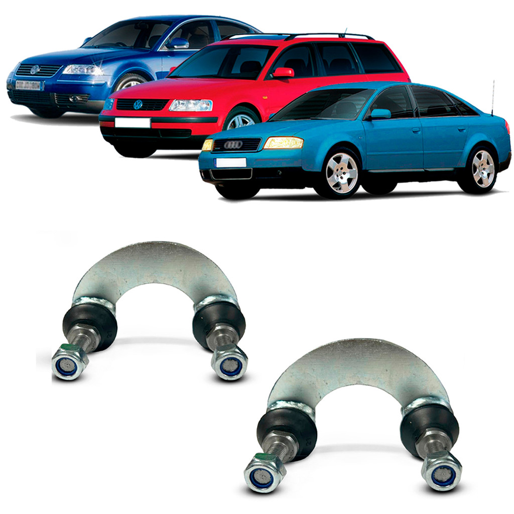 Par Bieleta Barra Tirante + Bucha Suspensão Dianteira Volkswagen Passat Variant Audi A6