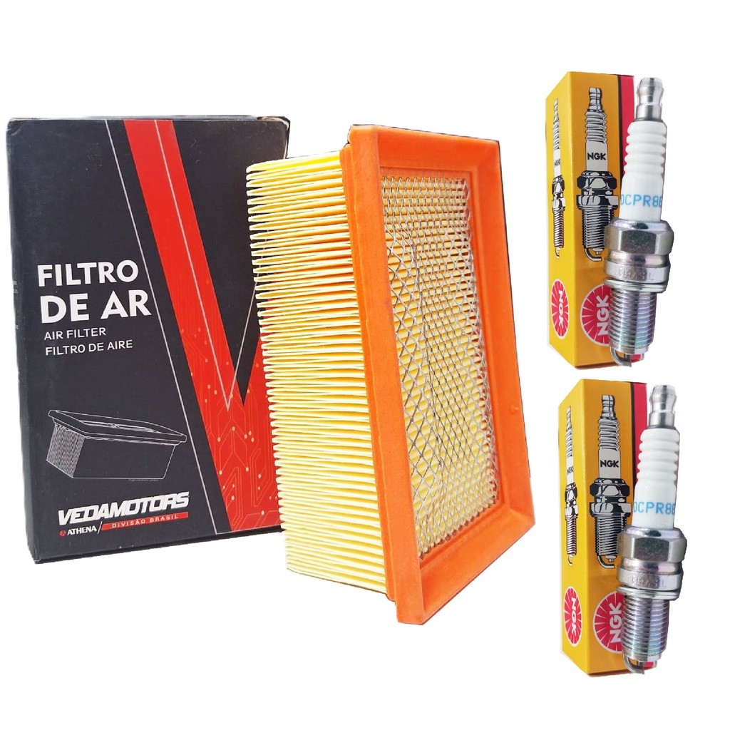 Filtro de Ar + Velas Ngk P/ Bmw F800 Gs em Oferta na Shopee