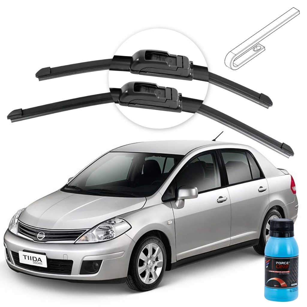 Limpador de Parabrisa Nissan Tiida Sedan ano 11 a 13 Universal