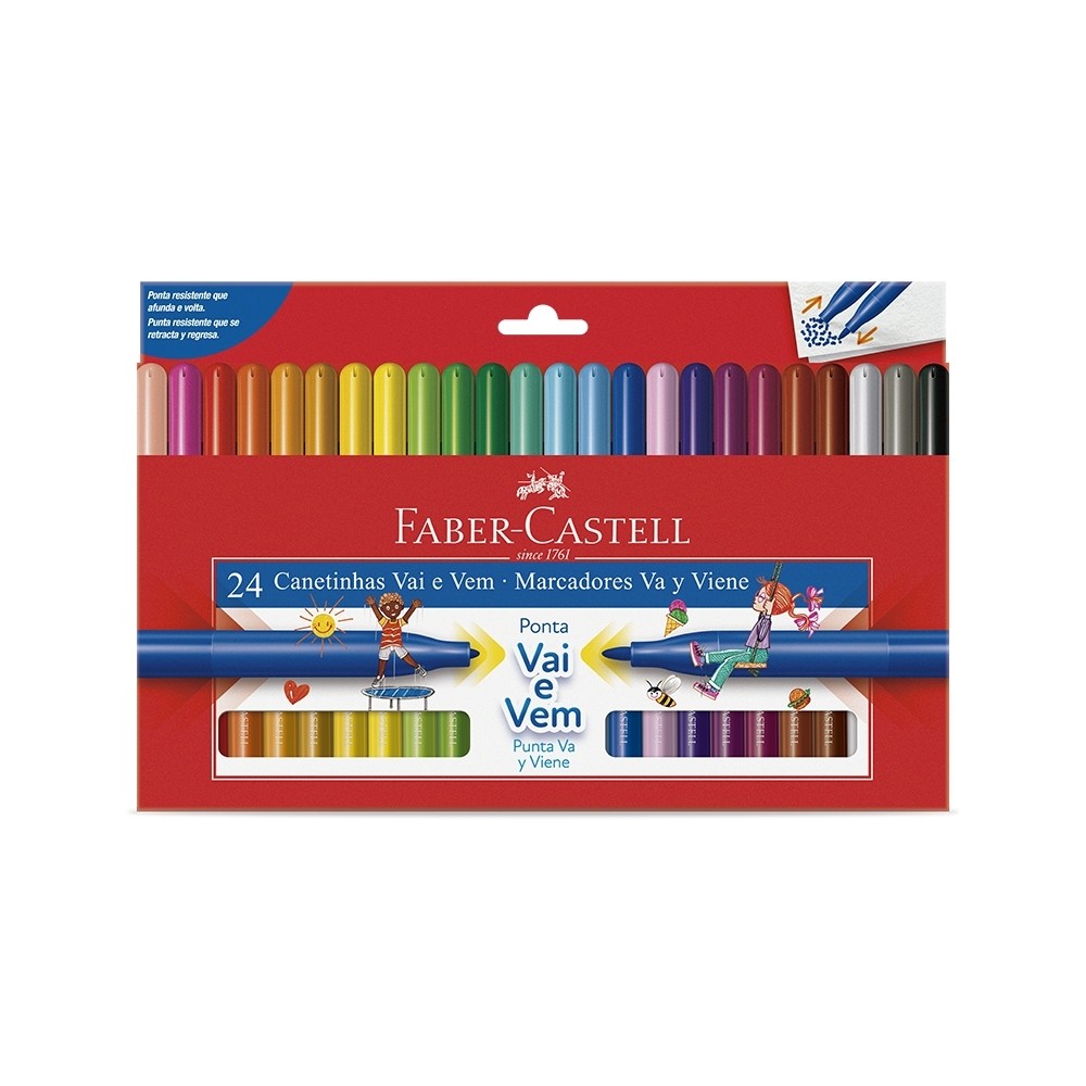 O que é Canetinha Hidrocor Faber Castell Vai e Vem? Guia e Onde Comprar | BuscaProdutos