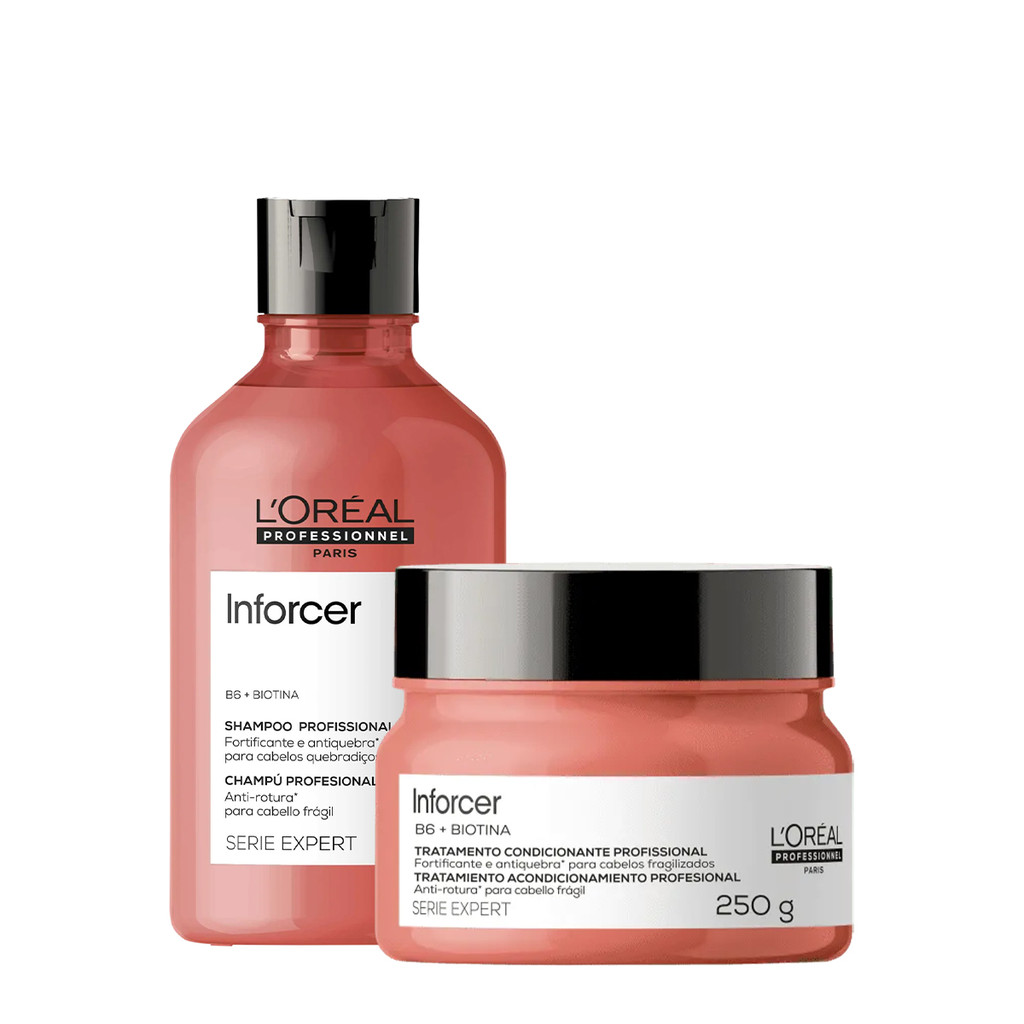 Kit L'Oréal Professionnel Inforcer Serie Expert Shampoo e Máscara P (2 produtos)