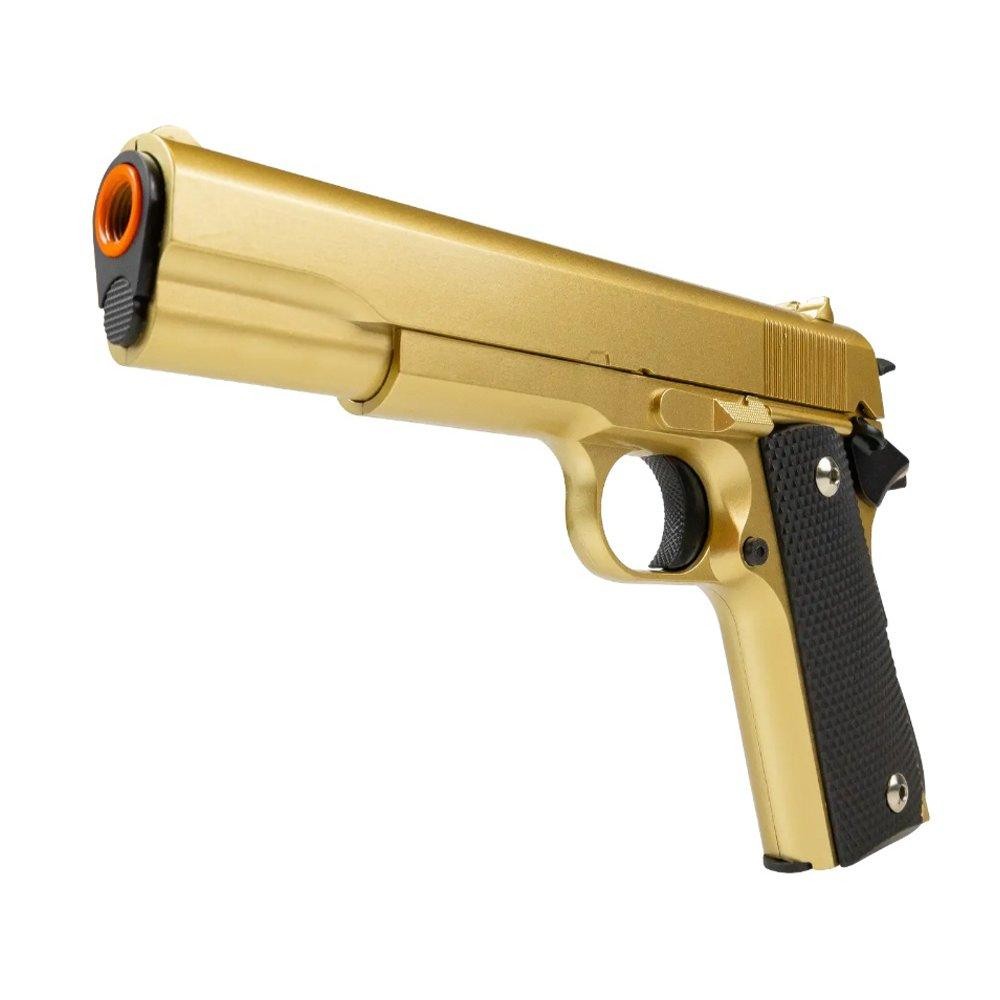 Pistola de Airsoft VG 1911-V14 Gold Mola 6mm - Rossi
