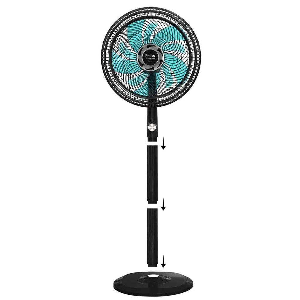 Ventilador De Coluna Philco 10 Pás Preto 40Cm 220V em Oferta na Shopee