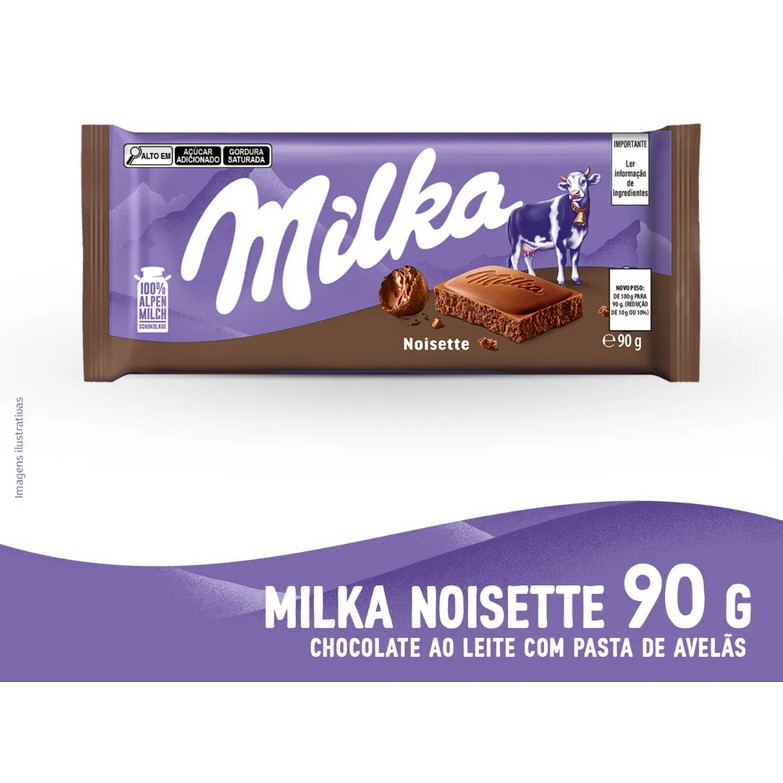 Chocolate Milka Noisette 90g - Food & Beverages