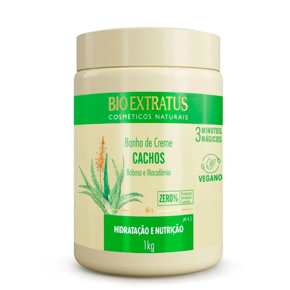 Banho De Creme Bio Extratus Cachos 1Kg - Beauty