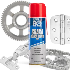 Graxa Branca Lítio CAR 80 - Lubrificante Multiuso e Resistente