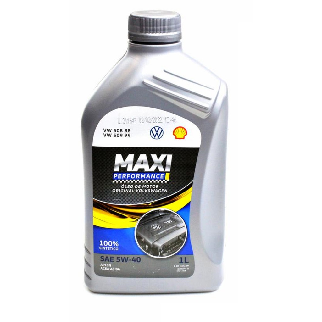 Óleo sintético VW Maxi Performance 5W40 508 88 em Oferta na Shopee