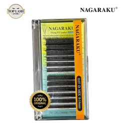 Cílios NAGARAKU Flying YY Air Series | Pontas Duplas - Base Plana - Leveza e Volume