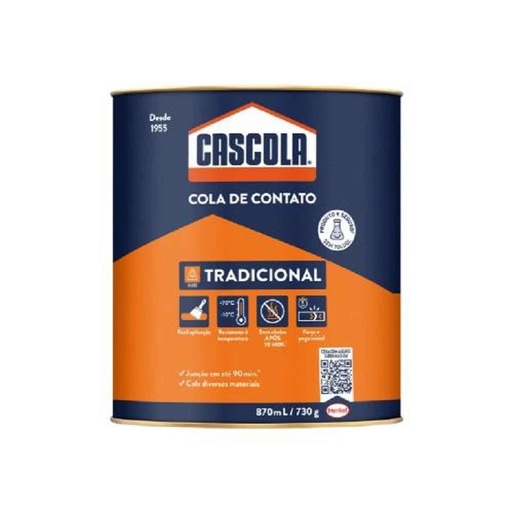 Adesivo Cascola 730g Sem Toluol para MDF e Madeira - Henkel