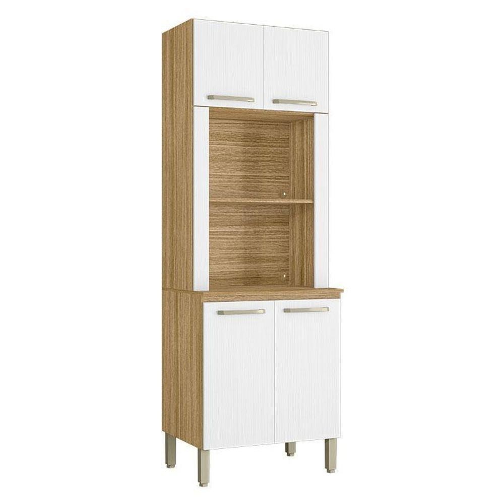 Armário Paneleiro Ametista Duplo Forno Freijó Supremo - Kits Paraná em Oferta na Shopee