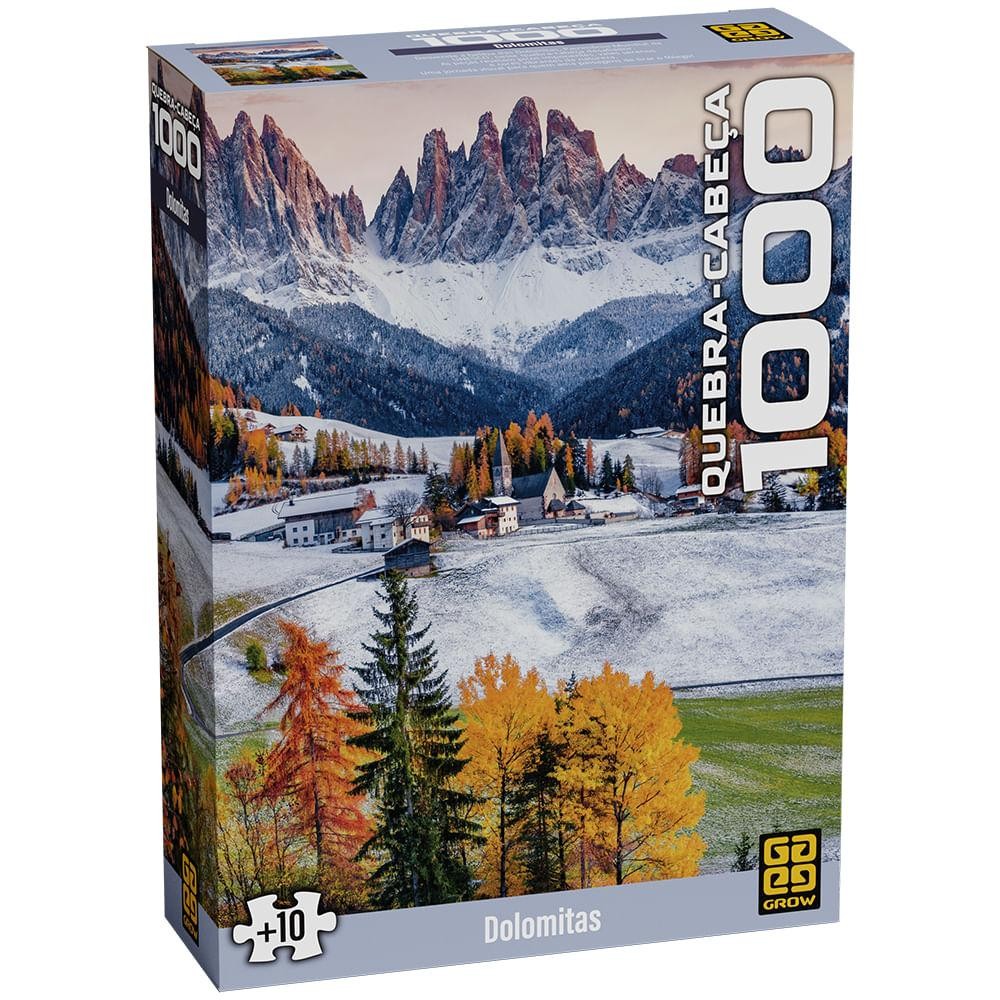 Quebra-cabeça 1000 peças Dolomitas em Oferta na Shopee