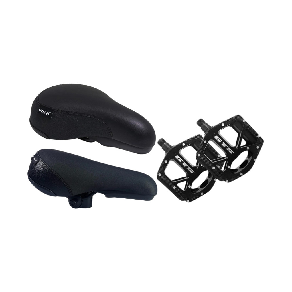 KIT Selim GTS Pro DDK Inspired + Pedal Alumínio FG-195 Preto em Oferta na Shopee
