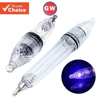 Luz Noturna Para Isca De Pesca LED Alimentada Por Bateria , Lâmpada Portátil Atrair Peixes Subaquáticos Brilhantes