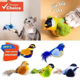 Brinquedo Interativo De Pelúcia Para Gatos E Pássaros , Sons Realistas De Chilrear Intern…