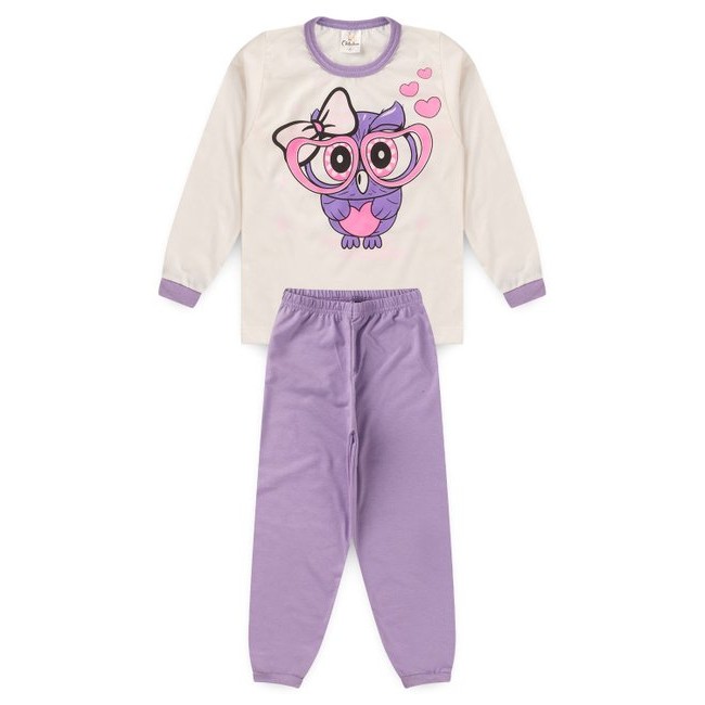 Pijama Infantil Coruja Oculos