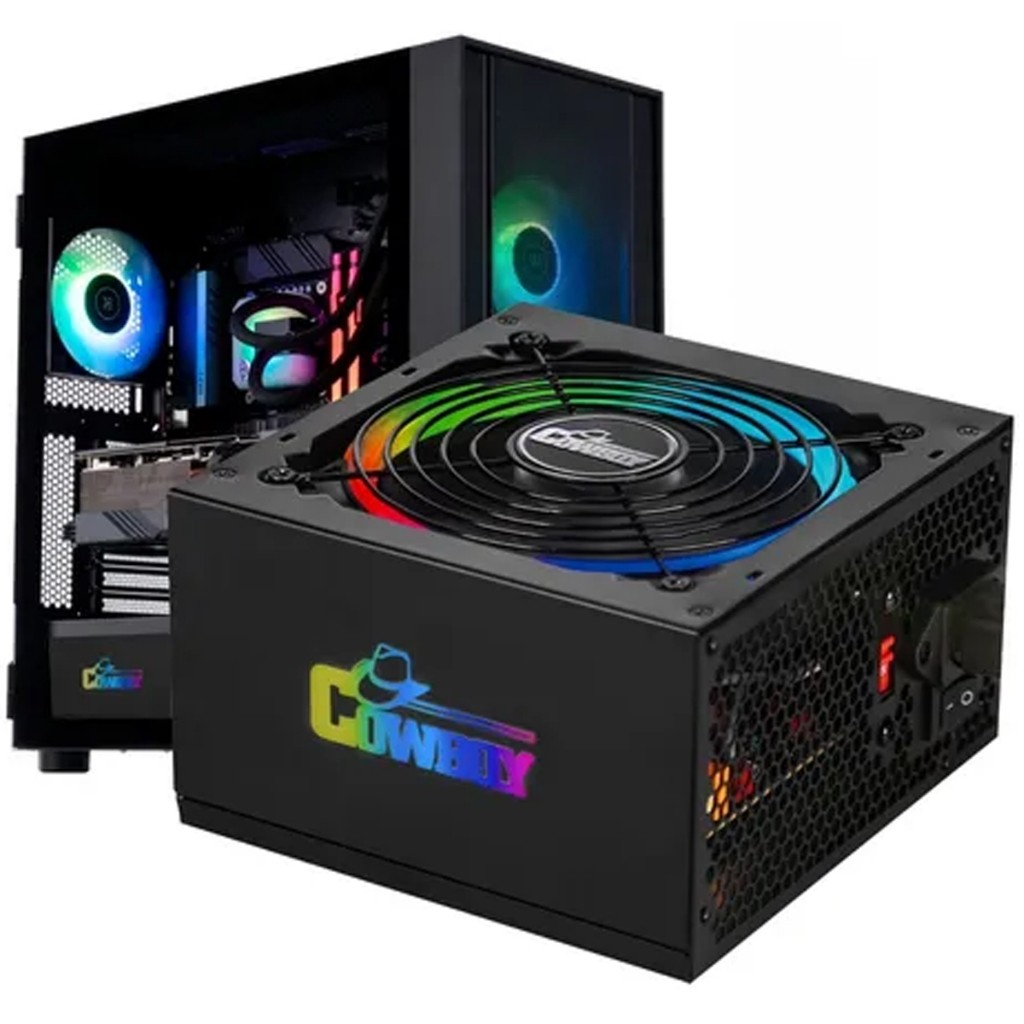 Fonte De Alimentação ATX 700w Sata 4 Ventilador 120m Led Rgb