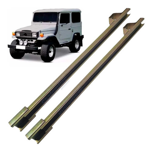 Par Guia Lateral Vidro Dianteiro Toyota Bandeirante