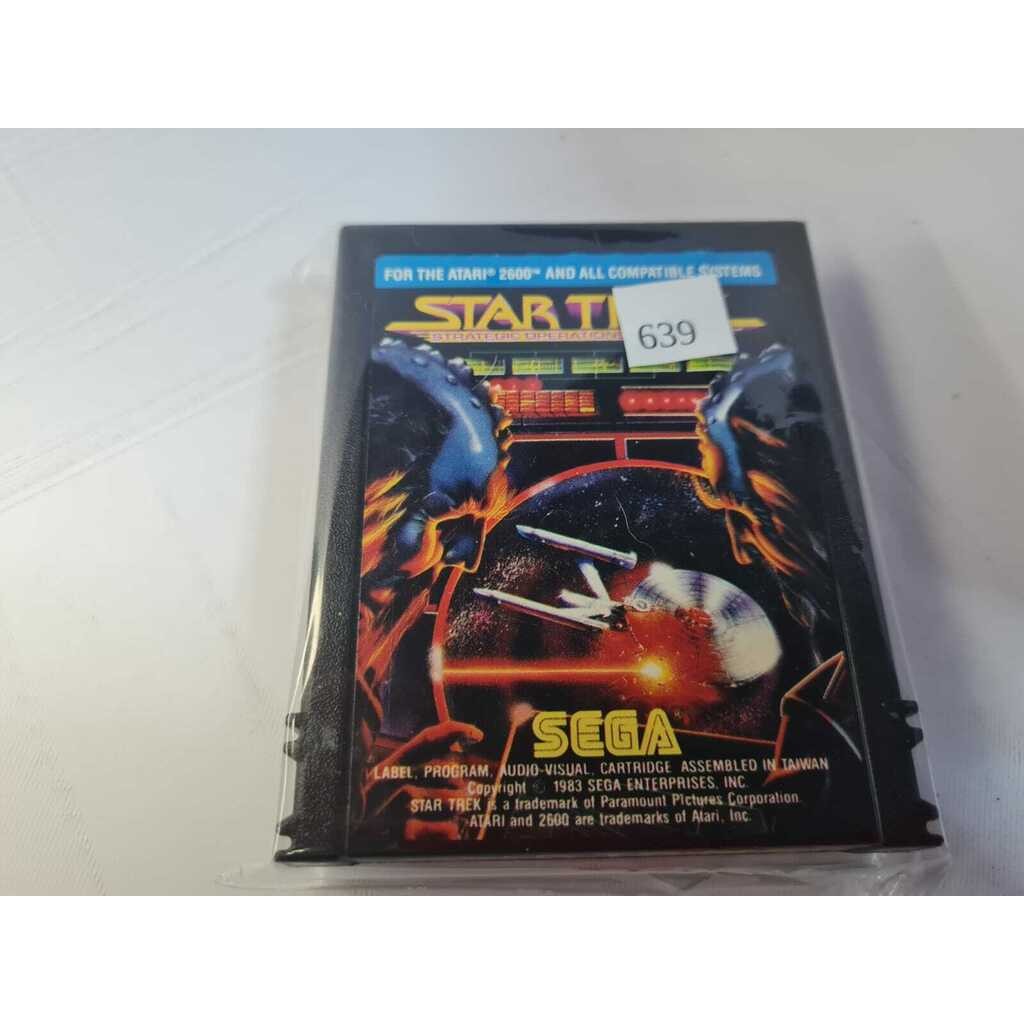 Cartucho de Atari Star Trek Strategic Operations Simulator 639