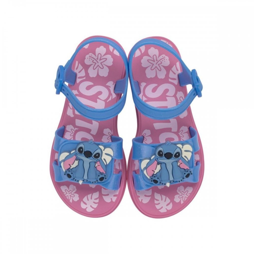 Sandalia Grendene Kids 23321 Stitch Pet Shop Infantil