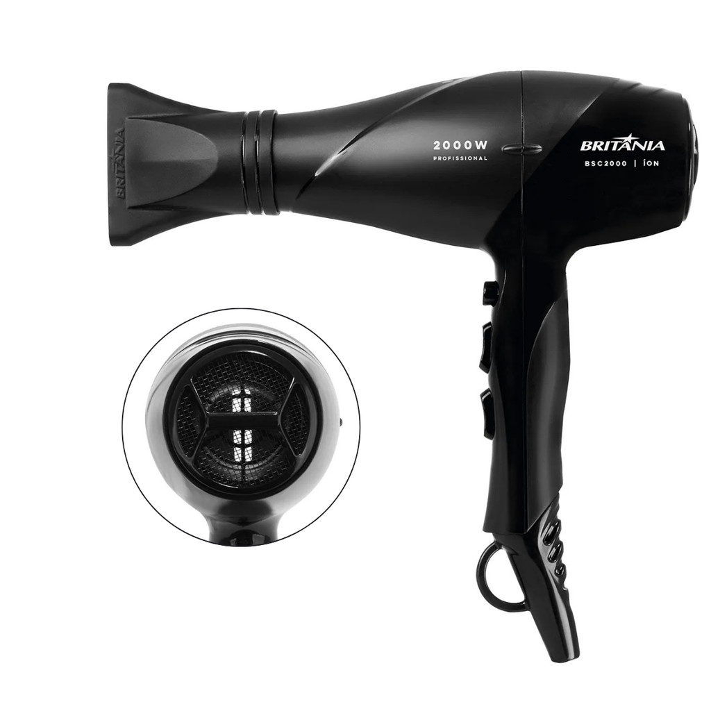 Secador de Cabelo Britânia BSC2000 2000W com Jato Frio