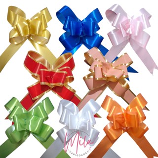 Laço Pronto Fácil 24mm x 50cm pacote com 10un para presente e decoração | Laço Mágico em Oferta na Shopee