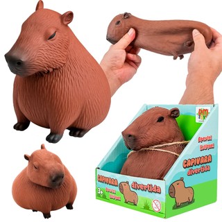 Capivara Antiestresse Em Borracha Macia Estica Esmaga Squishy Sensorial Relaxante 12 Cm

 - Dm Toys