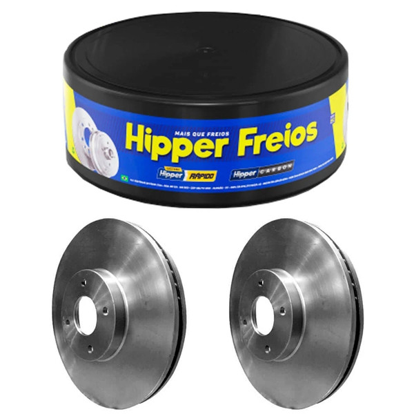 Disco de Freio Ventilado Linea 1.8 1.9 HipperFreios em Oferta na Shopee