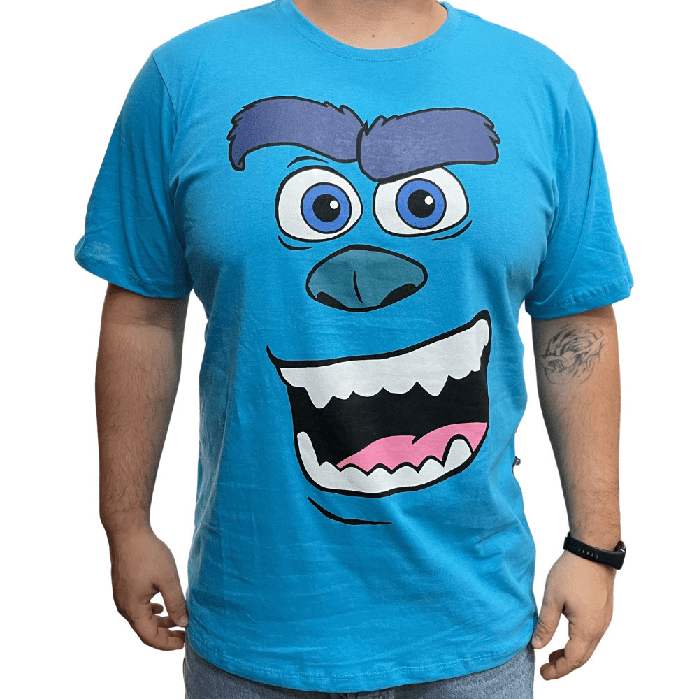 Linda Camiseta Clube Comix - Sulley Monstros S.A. Pixar Monsters Envio Rapido em Oferta na Shopee