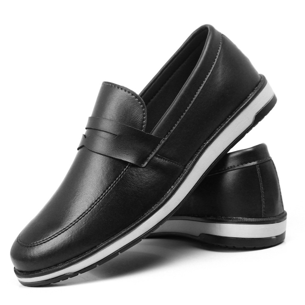 Sapato Social Mocassim Slip On Mocassim Masculino Aberto Atras