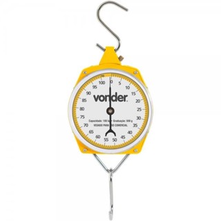 Balança Suspensa 100 kg Tipo Relógio Analógico Vonder em Oferta na Shopee
