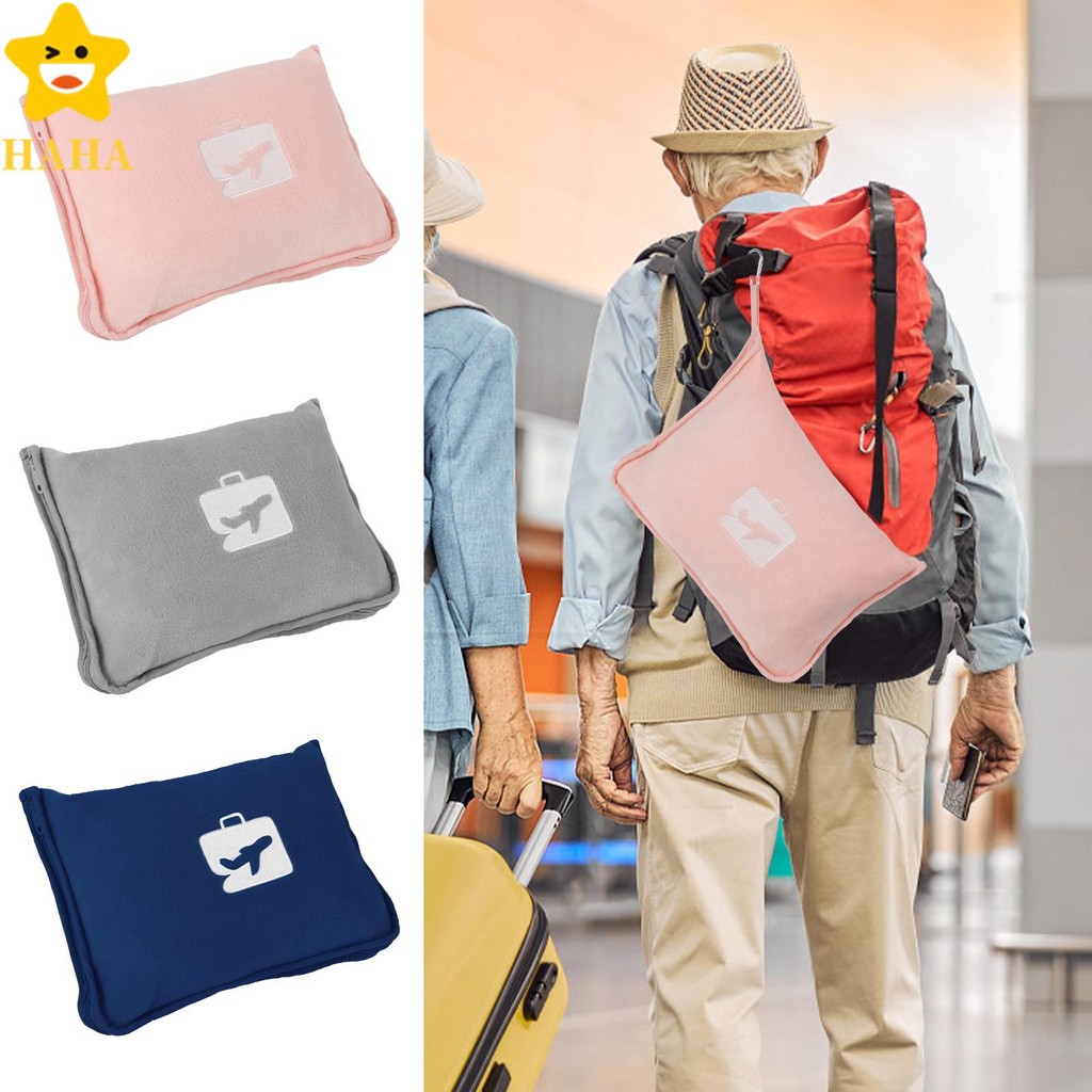 Cobertor De Viagem Macio Avião Quente Com Saco De Armazenamento Colcha Duradoura Para Shopbc1658