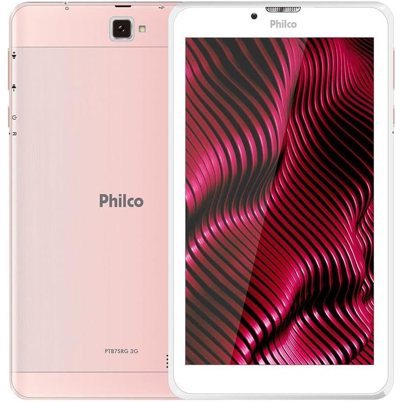 Tablet Philco 16GB 3G Tela 7" PTB7SRG Android Pie 9.0 Processador Quadcore - Vitrine