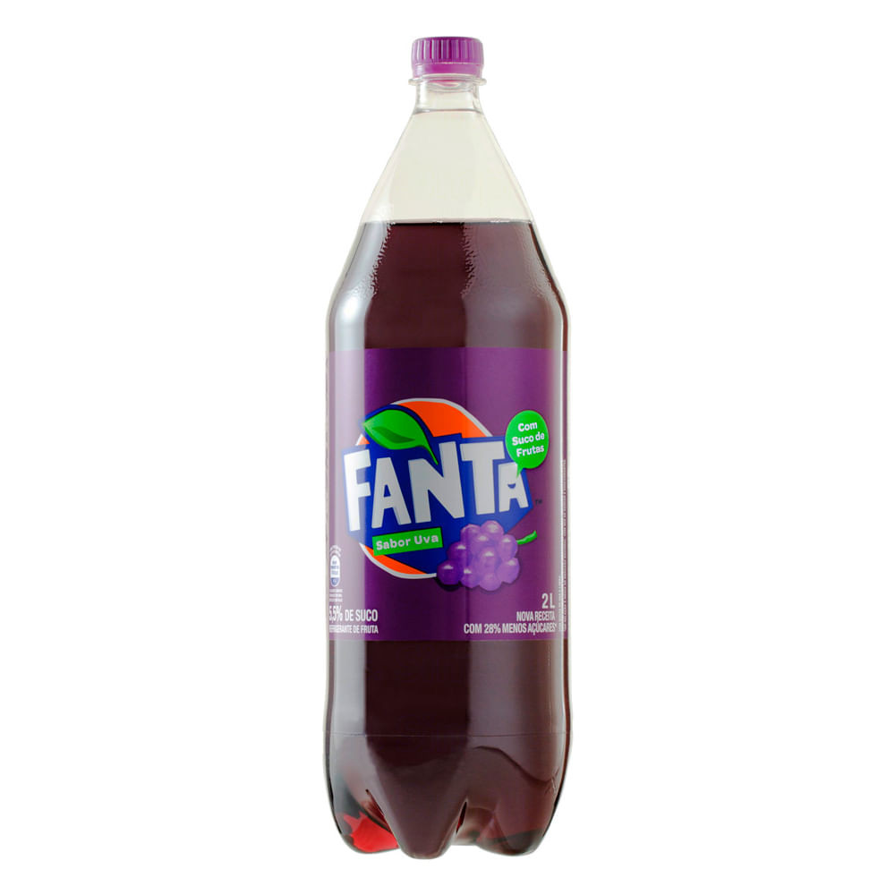 Refrigerante Fanta Uva 2 Litros - Food & Beverages
