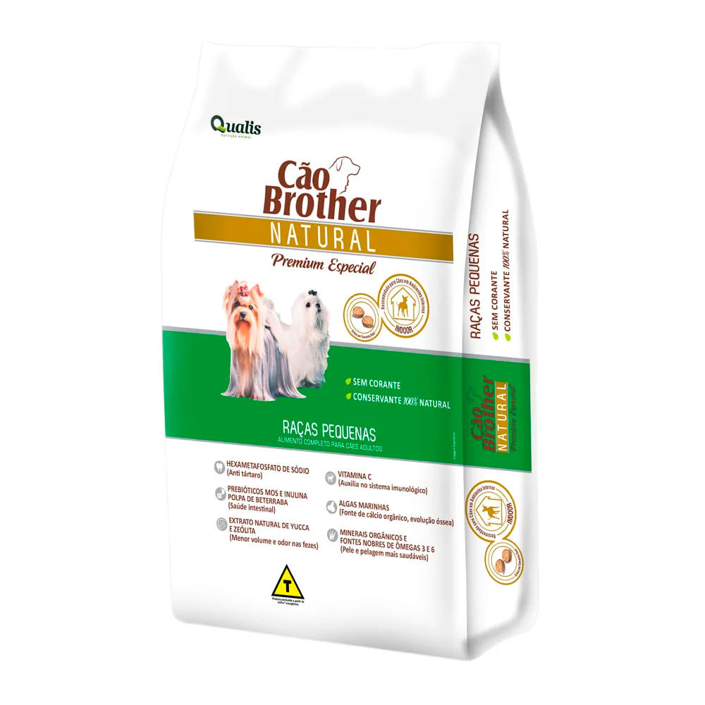 Ração Cão Brother Natural Premium Especial Raças Pequenas 1,5kg - Pets