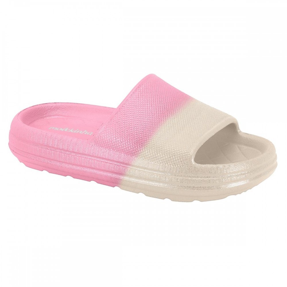 Chinelo Molekinha 2338.300 Slide Nuvem Menina Infantil