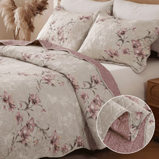 Kit Colcha Cobre Leito 3 Peças Itália Dupla Face  Aba Americana King Queen Casal Solteiro em Oferta na Shopee