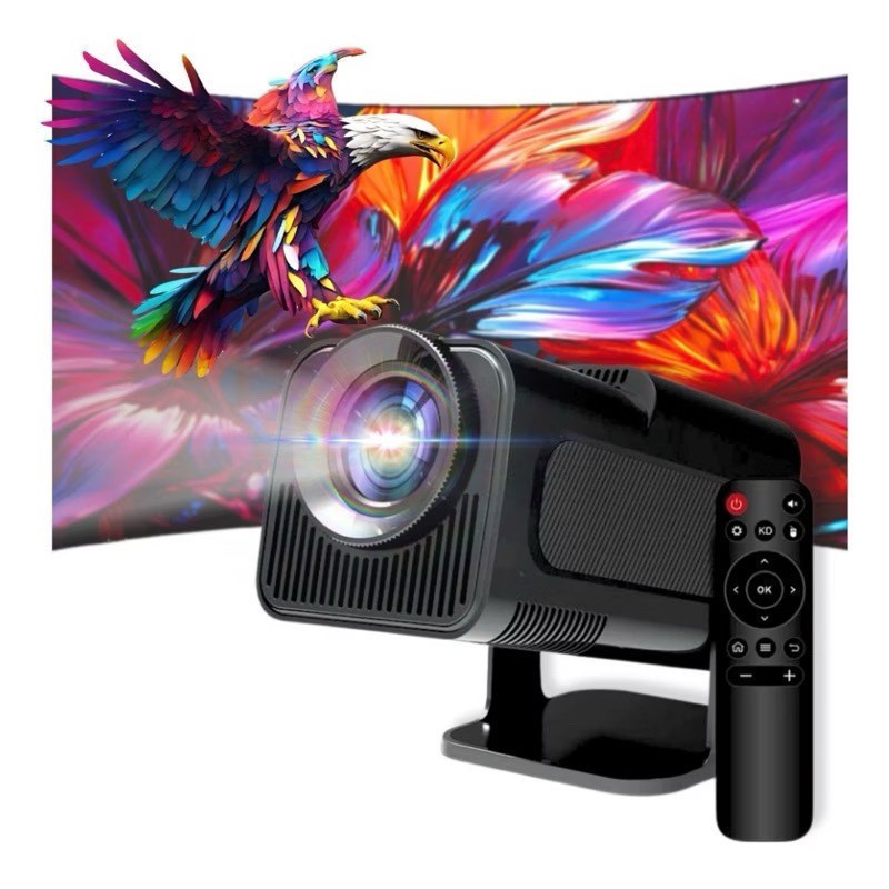 Projetor Smart HY320 Atualizado – Android 11, Full HD 1920x1080, Wi-Fi 6, Bluetooth 5.0, Suporte 4K, Portátil