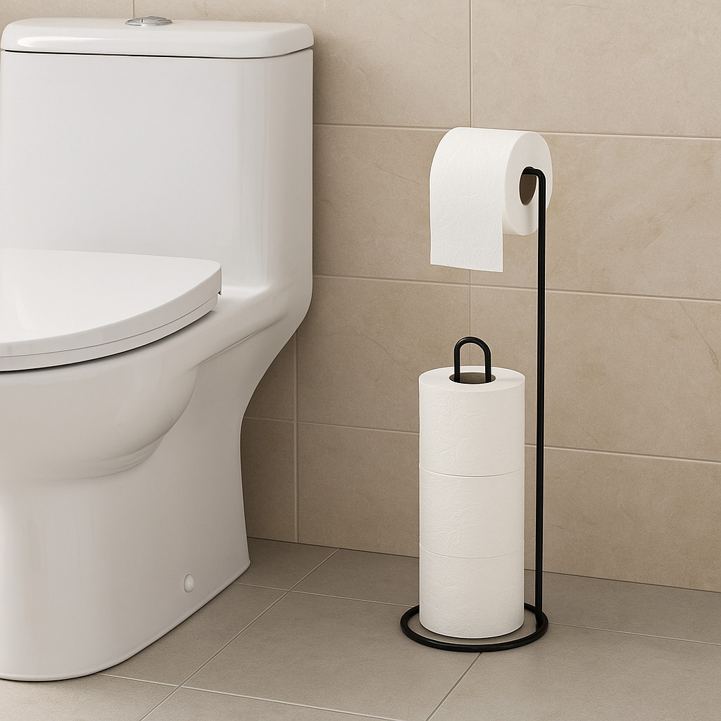 Suporte De Papel Higiênico Porta Papel Higienico de chão